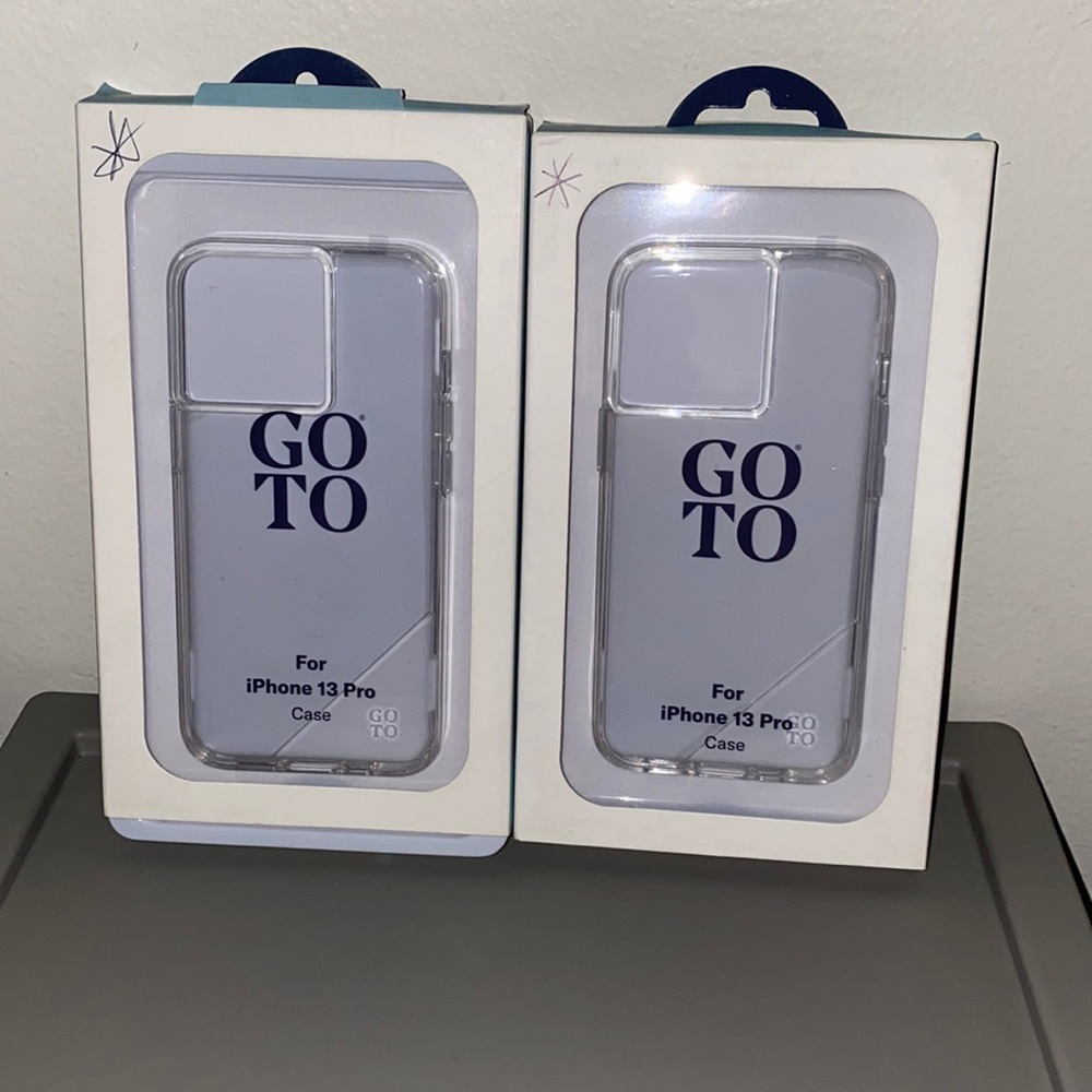 iPhone 13 Pro clear gel case. OFFER$ WELCOME